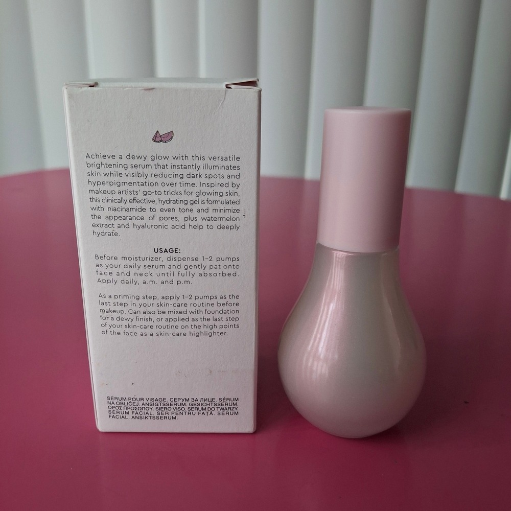 Glow Recipe Watermelon Glow Niacinamide Dew Drops Serum 40ml 1.35oz New in Box - Picture 2 of 4